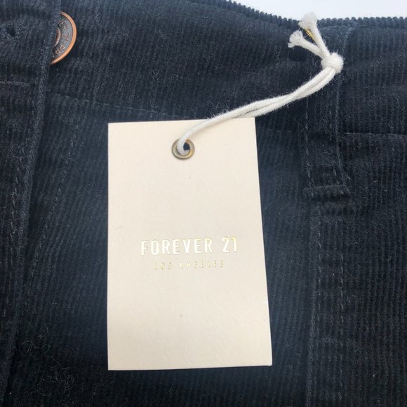 NWT- Forever 21 Corduroy Buttoned Skirt - Picture 2 of 5